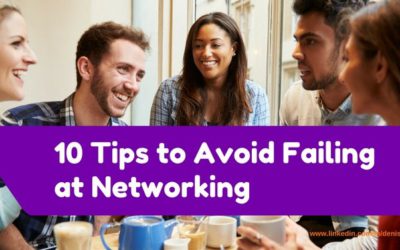 10 Tips to Avoid Failing at Networking